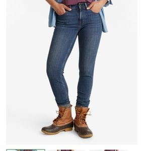 Women's BeanFlex Jeans Mid-Rise Skinny-Leg Stonewashed Size 6